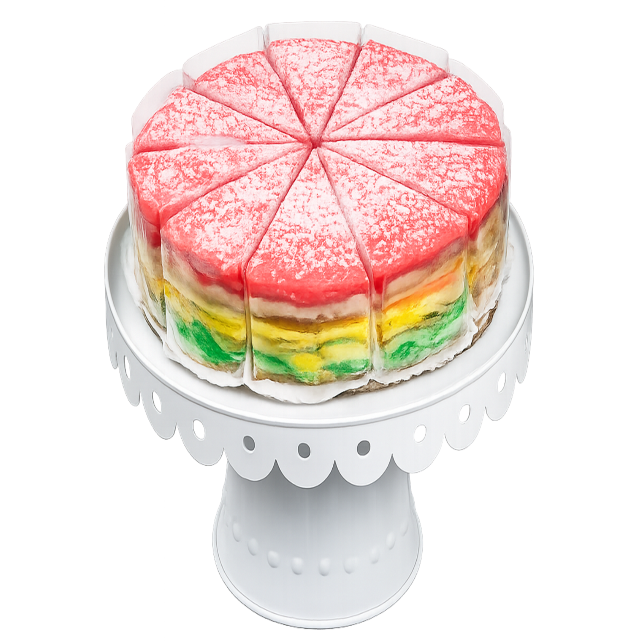 10 Mixed Crepe Cake Box